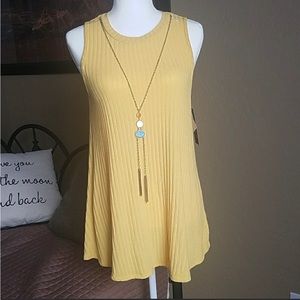 NEW Sleeveless Marigold Top